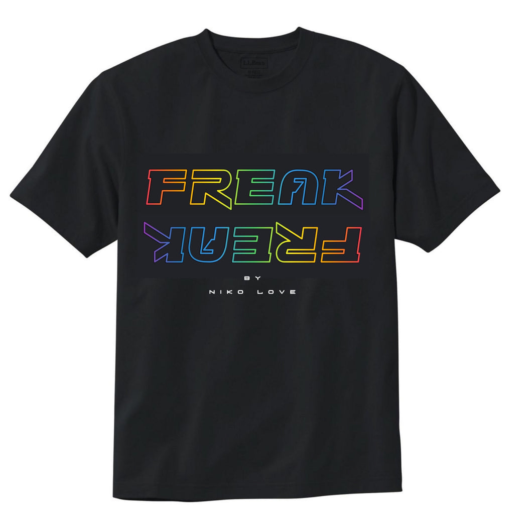 FREAK - Black Rainbow T-shirt